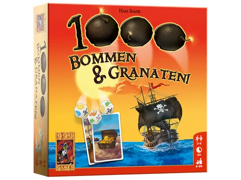 999Games Dobbelspel 1000 Bommen en Granaten 8+