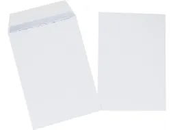 Enveloppen 90 gram 162x229mm met strip zonder venster500 stuks