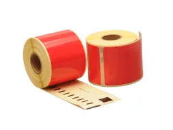 Dymo Compatible Label 99014 54x101mm Rood