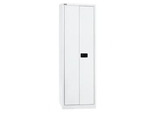 kantoorkast openslaande deuren HxBxD 1950x600x400mm Stalen Verkeerswit