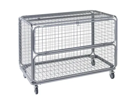 Chariot caisse grillagé 858x1180x662mm charge 150kg