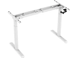 Verstelbaar Zit-Sta Bureau Frame Slinger Wit 180 cm