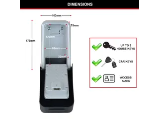 Sleutelkluis MasterLock 5426EURD Select Access XL cijfercombinatieslot - 6