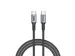 S+C Usb-C/Usb-C Kabel zwart 100W 31846 480Mbps 1.20m