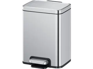 Madison pedaalemmer 6 Liter Zilvermat RVS - 6