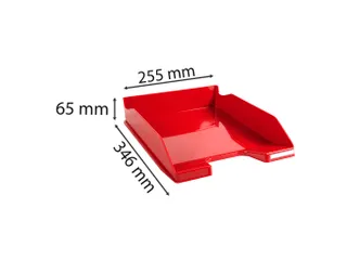 Brievenbak COMBO MID I karmijnrood glossy - 3