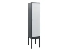 locker,HxBxD 1950x400x500mm,1vak,vak B 400mm,cil.-slot,voetonderstel