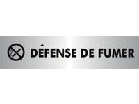 Zelfklevend Pictogram Défense De Fumer 190x45mm