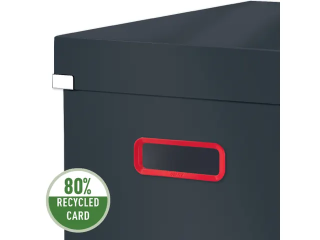 Cosy Click & Store cube boîte de classement grande, gris