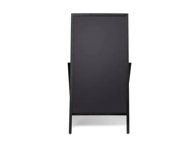 Krijtstoepbord Houten A-Bord Flip 55x105cm Zwart