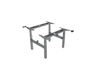 Elektrisch Verstelbaar Zit-Sta Frame Duo Bureau Grijs 180Cm - 3