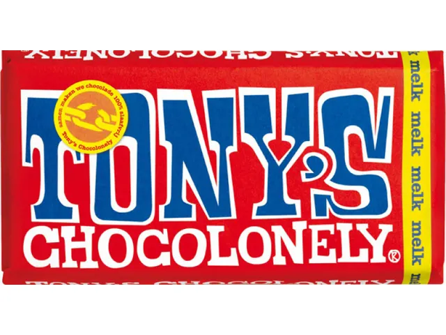 Chocolade Tony's Chocolonely reep 180gr melk