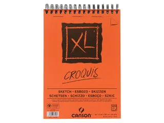 Schetspapier Canson XL Sketch 120vel 90gr A4 ivoorwit - 1