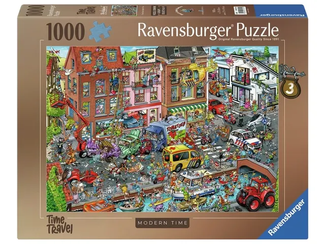 Ravensburger Puzzel Ray's comic Modern Time 1000 stukjes