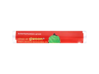 G'woon Boterhamzakjes Groot 80 stuks - 1