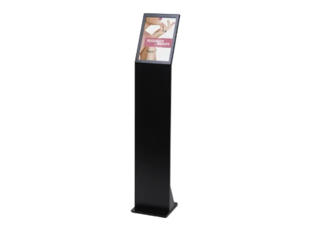 Office Magnetische Menustandaard met Acryl Vak A4 Zwart