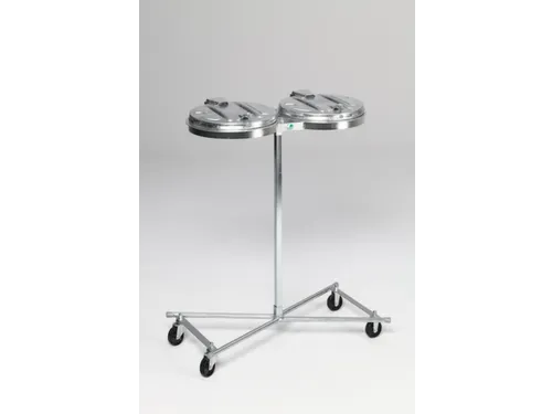 Dubbele Afvalverzamelaar Verrijdbaar 1020x860x500mm 120 Liter