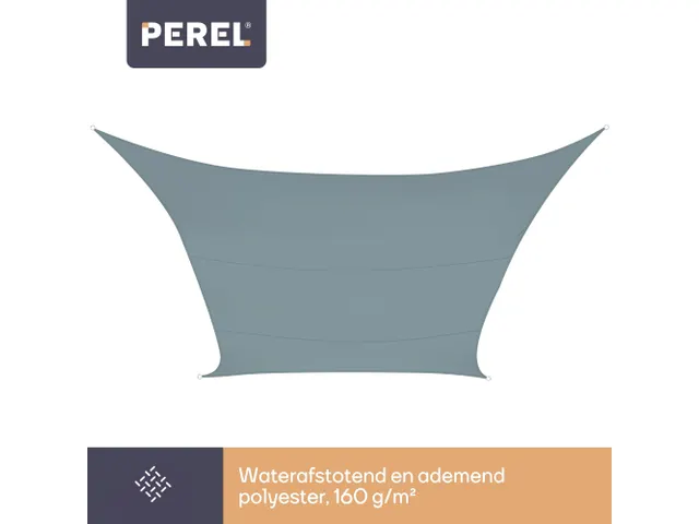 Zonnezeil Rechthoek 4x3m Lichtgrijs