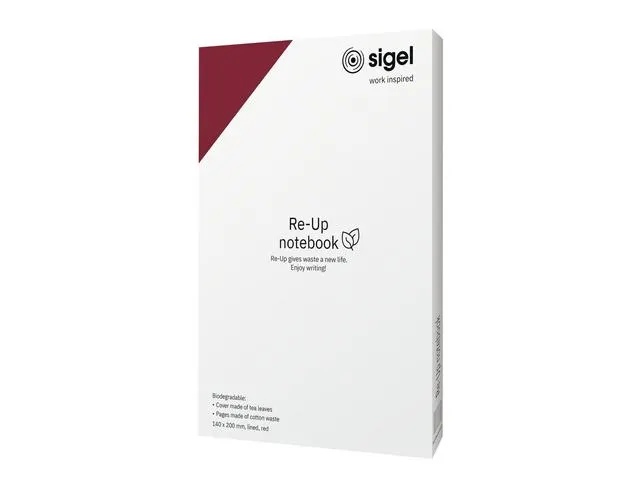 Carnet de notes Re-Up A5 ligne rouge SC 100pag 100g