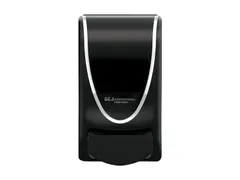 Zeepdispenser manueel met boord in chroom Zwart 1 Liter