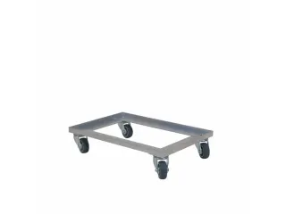 aluminium transportwagen,draagverm. 150kg,laadvl. LxB 600x400mm - 1