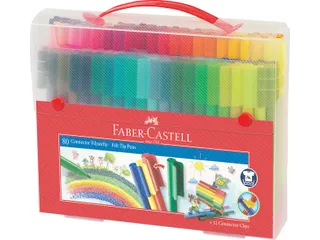 Kleurstiften Faber-Castell Connector assorti cadeauset à 80 stuks - 1