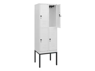 dubbeldekse locker,HxBxD 1950x600x500mm,2x2vak.,vak B 300mm - 2