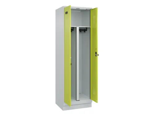 PBM-locker,HxBxD 1950x600x500mm,2vak,vak B 300mm,draaigrendel