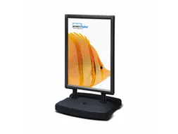 Stoepbord A0 Swing Zwart Plastic Voet