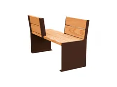 zitbank,B 1200mm,3latten,hout-zitting licht eikenhout,zitting H 450mm