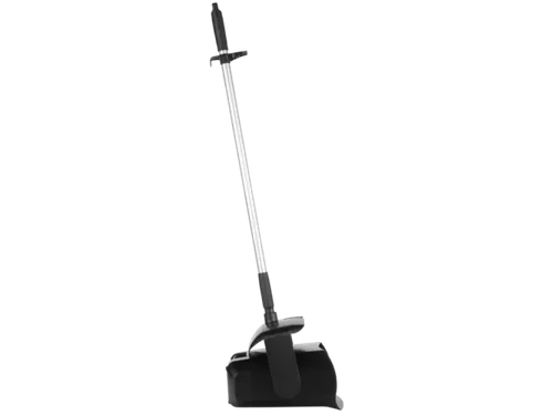 Vikan Hygiene stofblik + veger combinatieset alu steel 840mm Zwart