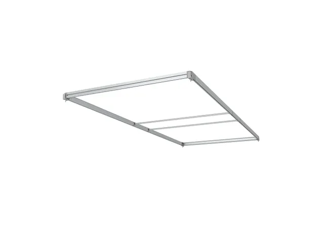 FlexFrame Modulair systeem Dak 100x230cm Zilver frame