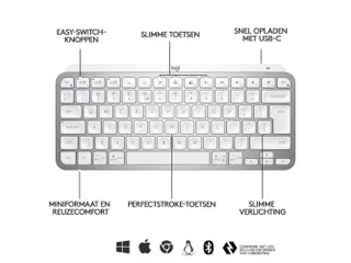 Logitech MX Keys Mini Toetsenbord AZERTY FR Bluetooth - 6