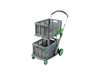 vouwbare winkelwagen,draagverm. 60kg,2etage(s),HxLxB 1025x890x550mm - 26