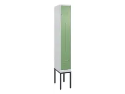 Z-garderobekast,HxBxD 2120x300x500mm,vak B 150/300mm,cil.-slot