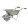 kruiwagen,80l,HxBxD 620x590x1450mm,staal-bak,grijs,staal,PU-banden