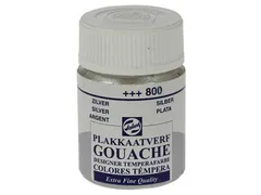 plakkaatverf Extra Fijn flacon van 16 ml, zilver