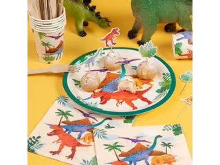 Dino borden 23cm 8 stuks - 4