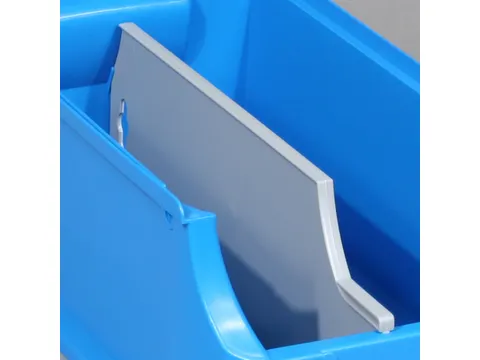 lengteverdeler,v. magazijnbak,HxD 125x330mm,dikte 9mm,Polystyreen