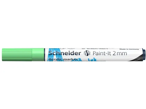 Acrylmarker Schneider Paint-It 310 2mm pastel groen