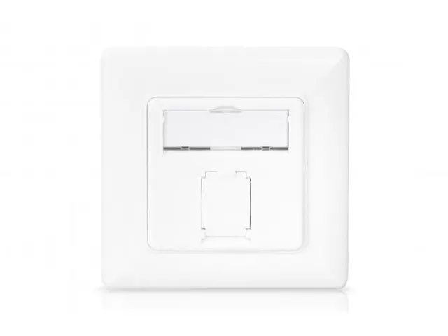 CAT 6A Klasse EA netwerkaansluiting afgeschermd wit inbouw 8 richtinge