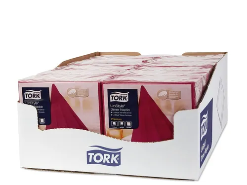 Tork 478855 Premium Linstyle Dinnerservet Bordeaux 600 Stuks