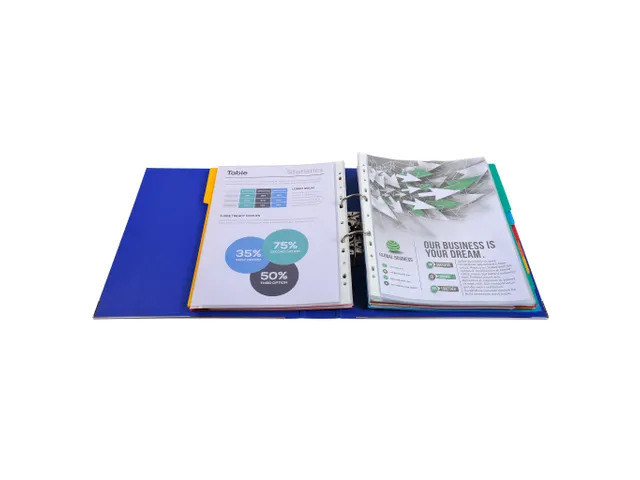 Ordner PP Prem'Touch A4 maxi 50mm Assorti