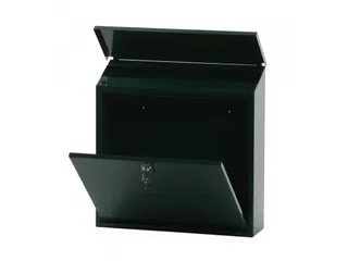 Wandbrievenbus 37cm Groen Staal - 2