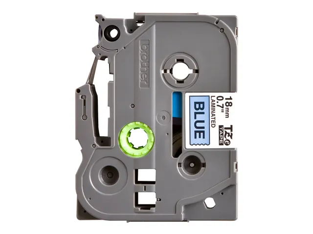 Labeltape Brother P-touch TZe-541 standaard 18mm zwart op blauw