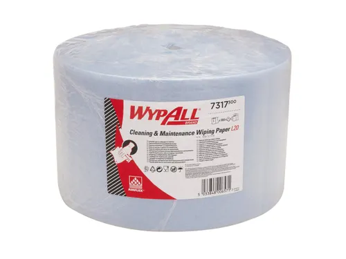 WypAll 7317 Poetsdoek L20, Airflex 2-laags blauw Rol