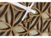 Horloge murale NeXtime 'Bella Mirror' Ø50cm bois/miroir blanc