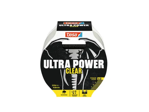 Reparatietape tesa Ultra Power Clear repair 10mx48mm transparant
