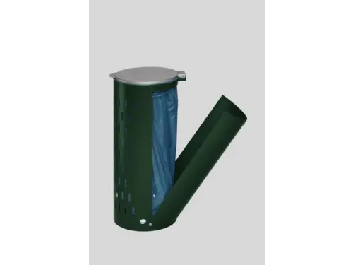 Afvalverzamelaar Groen 120 Liter 850x380x440mm Met Deur