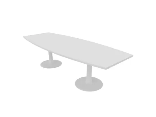 vergadertafel,HxBxD 740x2800x1100mm,vatvormig